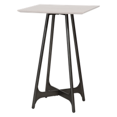 Dan-Form Ooid Bar Bord Benen, Antikt tenn