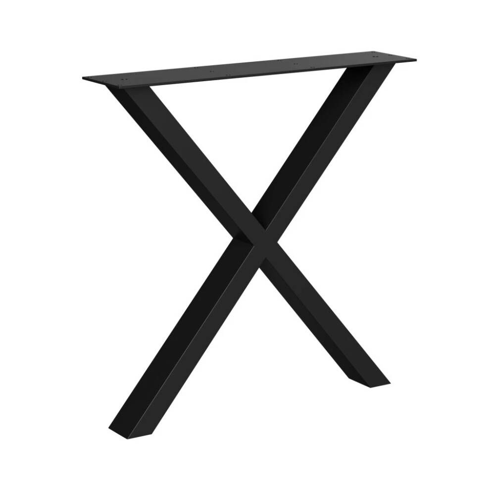 Walteco bordben X-stel sort 73 cm
