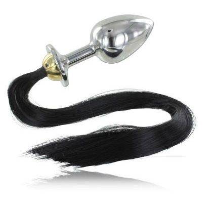 Stålanalplug med svans 8,89 cm