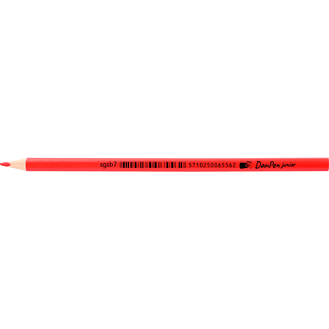 Danpen junior regular farveblyant - rød