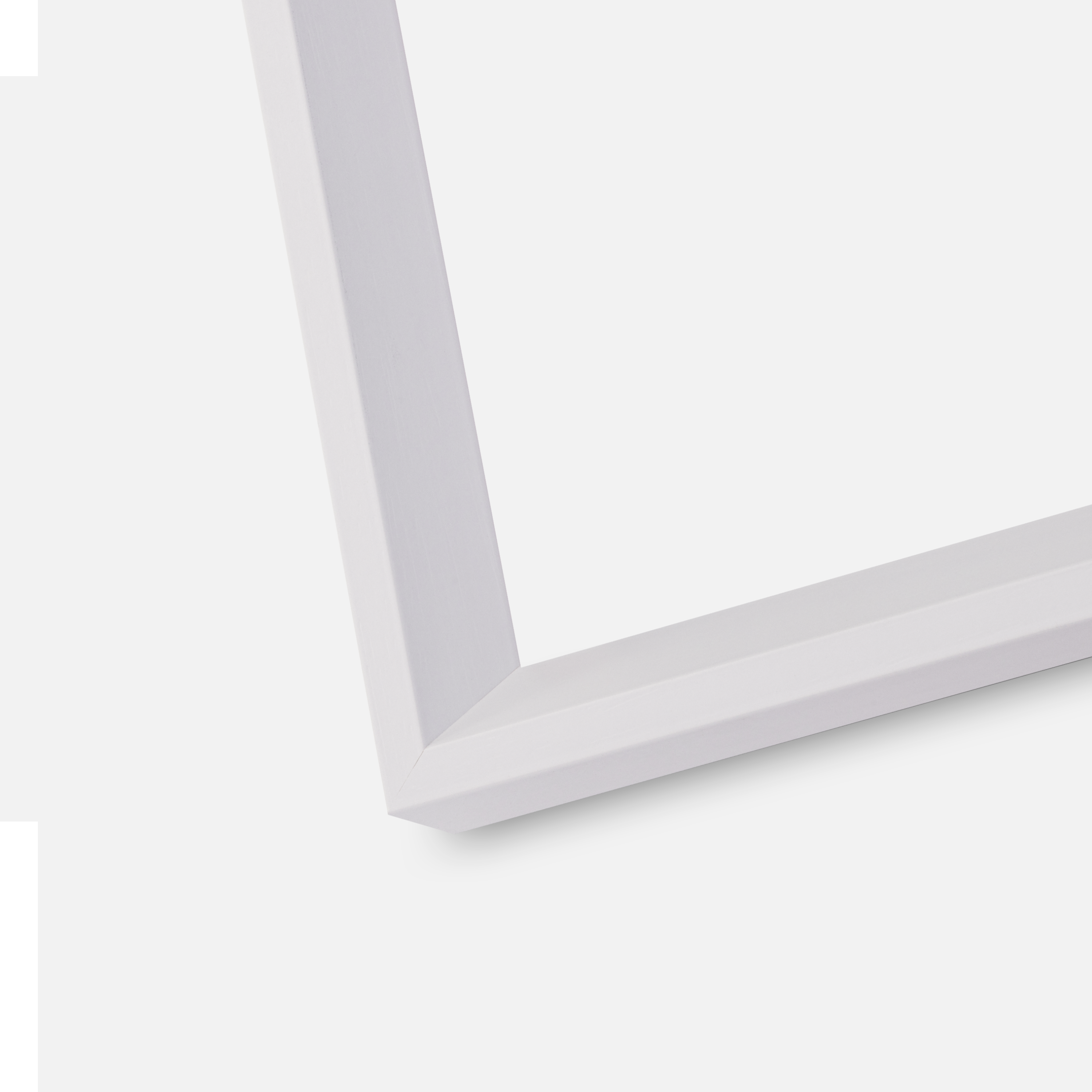 Ramme Globe Hvid 40x50 cm - Passepartout Hvid 28x35 cm