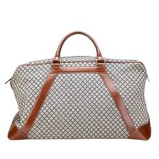 Gucci Vintage, Vintage , unisex, Beige, ONE SIZE, Læder, Pre-owned Weekendtaske