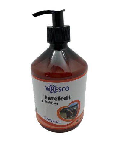 Fårefedt med hvidløg 500 ml