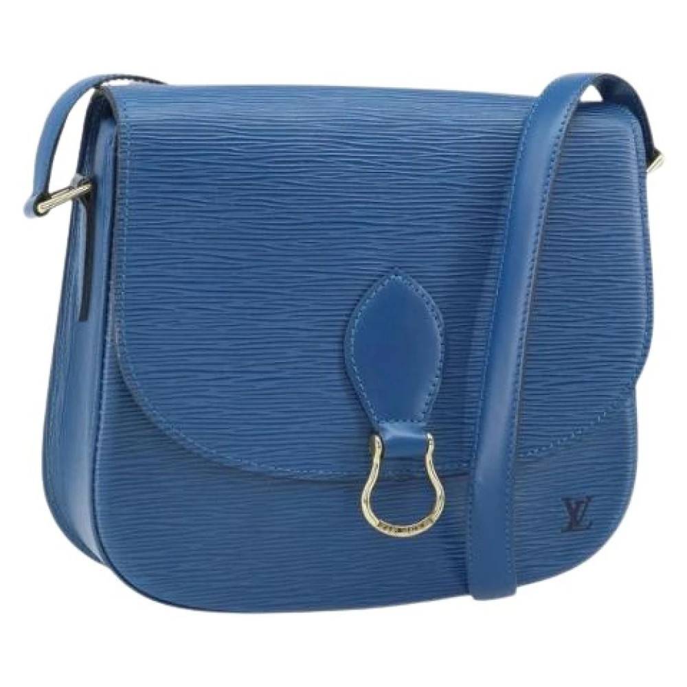 Louis Vuitton Vintage Pre-owned Vintage Cross Body Taske - Vintage - Dame - Blå - ONE SIZE - Læder