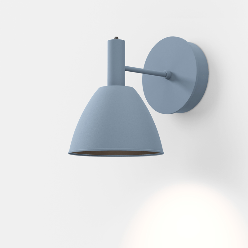Mini Bauhaus 90 W1 væglampe Lumini - Azul
