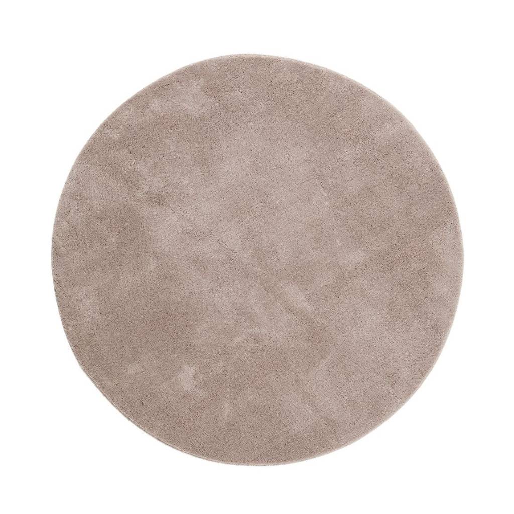 Soft Greige - Rund Matta - Rund 200cm