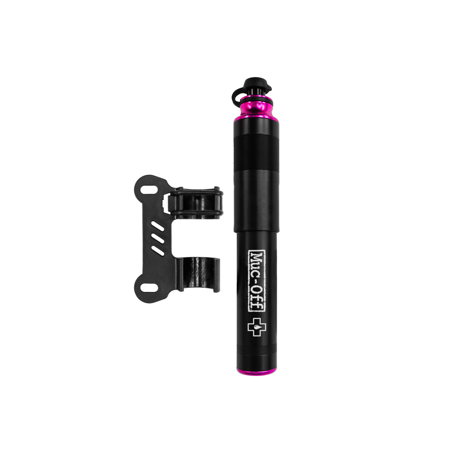 Mini pump MUC-OFF AirMach 7,6 bar/110 psi Black/pink