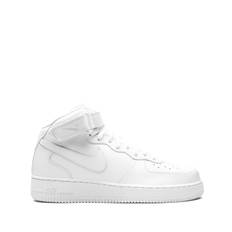 Nike - Air Force 1 MID 07 sneakers - unisex - läder - 10.5 - Vit