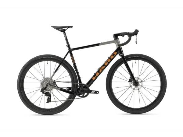 Haro Buzzard Carbon 2 Gravelcykel Gloss Jet Black and Grey / Copper - Cykelstørrelse 51 cm