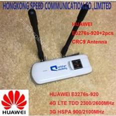 Olåst huawei e3276s-920 e3276s 4g lte-modem 150 mbps wcdma tdd trådlöst usb-dongelnätverk plus 2 st 4g antenn