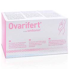 amitamin Ovarifert Inositol Komplex bei PCO Syndrom, 360 Kapseln, hochdosiert, Apothekenqualität, Myo Inositol bei Kinderwunsch und Schwangerschaft, mit Vitamin C, D, B12, Vegan, deutsche Herstellung