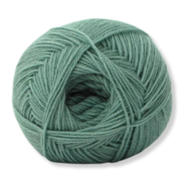 Hjertegarn Aloe Sockwool 5106 Materiale: 75% superwash uld, 25% polyamid Vægt/længde: 100 g = ca 420 meter Anbefalede pinde: 2.50-3.00 mm Strikkefasthed: 10 cm = 30 m Vask: Uldvask 30-40°C / Brug vaskemiddel til uld/silke / Tørres fladt..
