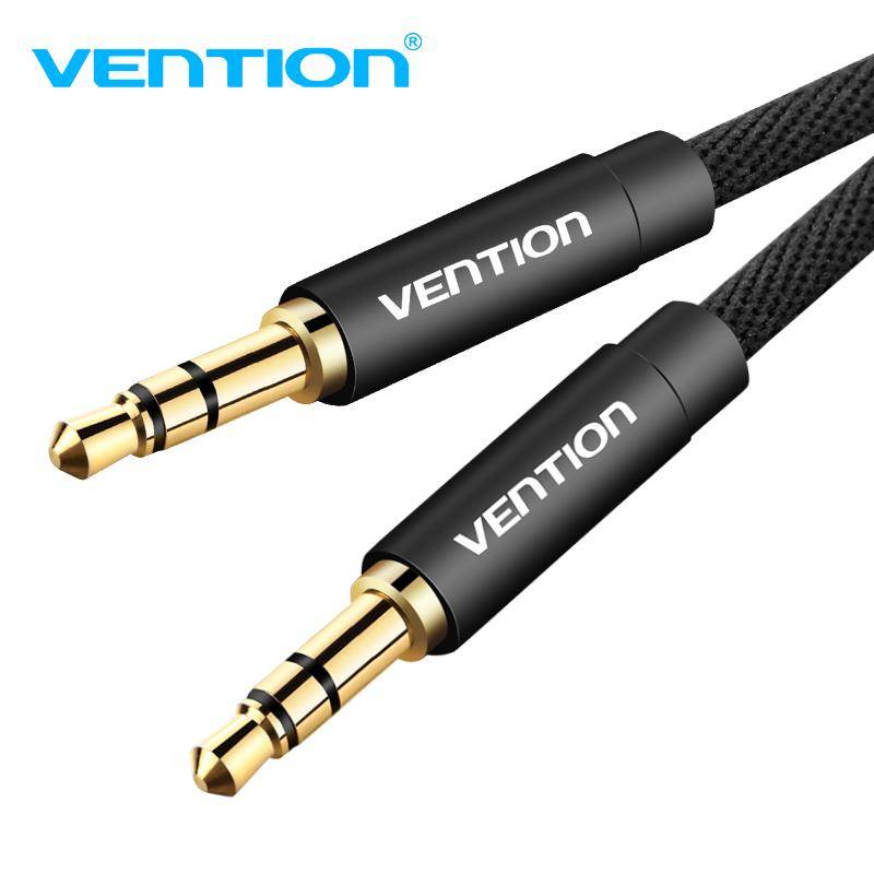 Vention AUX-kabel 3,5 hane till hane ljudkabel för bil iPhone 7 hörlurar Stereo 0,5 m 1 m 2 m 3 m kabel 2m
