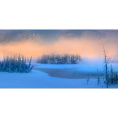 Winter Morning Mist In The Magic Bay Poster 30x40 cm