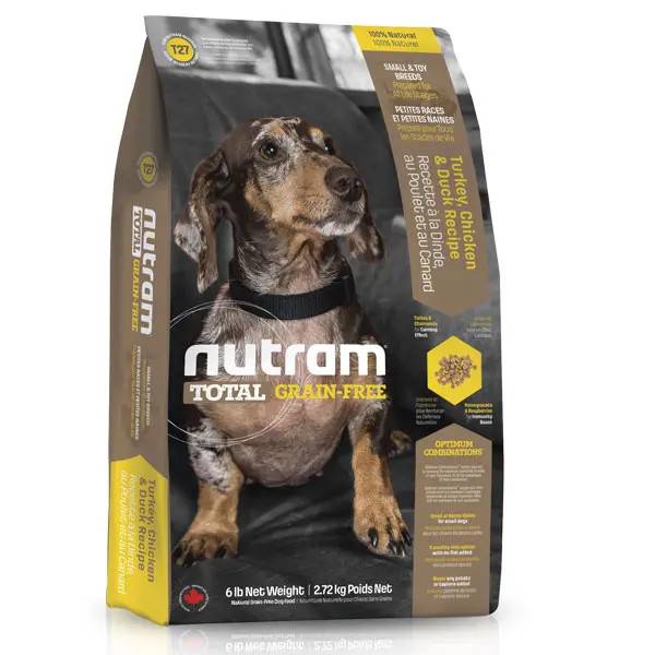 T27 Nutram Mini Spannmålsfritt Kalkon, Kyckling och Anka