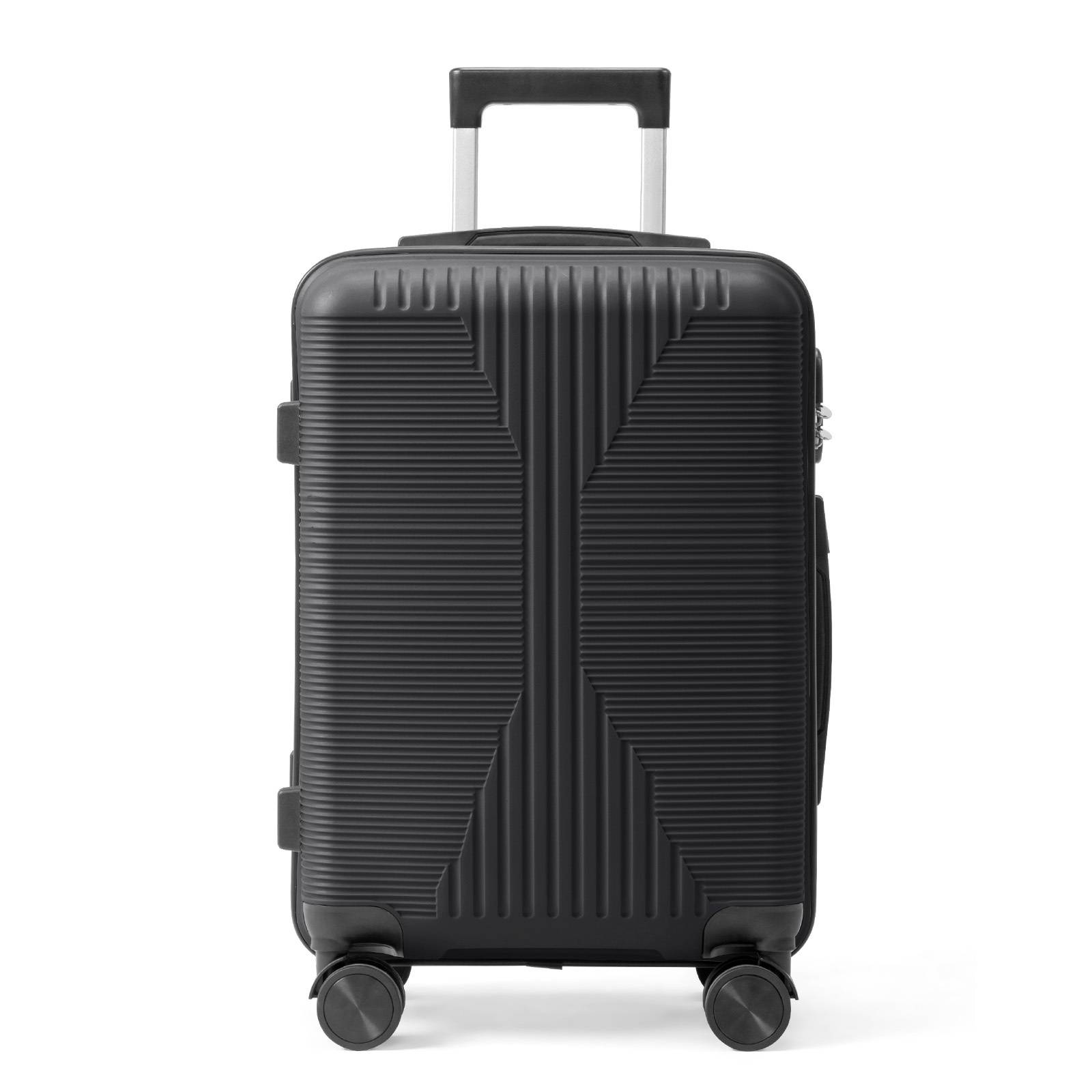 Pp Hard Shell Luggage With Spinner Wheels, Lightweight Durable Single Suitcase, 20/24/28 Inch , Carry On & Checked Travel Luggage For Short Trips, Business, Back To School, Travel Gift
