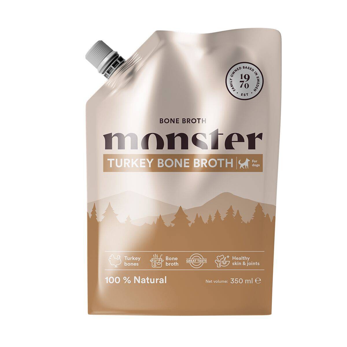 Monster Bone Broth Turkey (350ml)