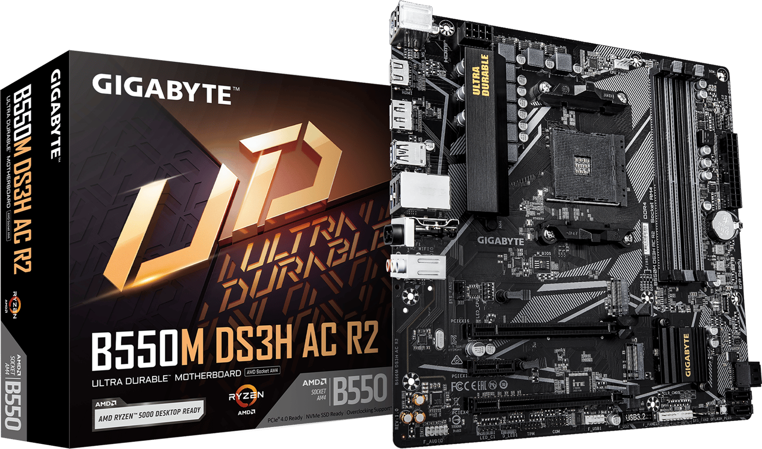 Gigabyte B550M DS3H AC R2