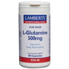 Lamberts L-Glutamine 500mg Capsules 90