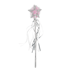 Silver Star Wand Accessory - One Size
