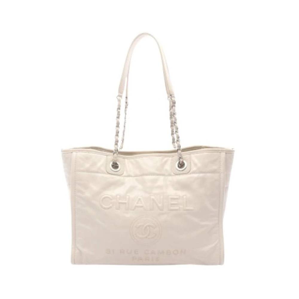 Chanel Vintage - Pre-owned Deauville Läder Tote Bag Vintage - Dam - ONE Size - Läder
