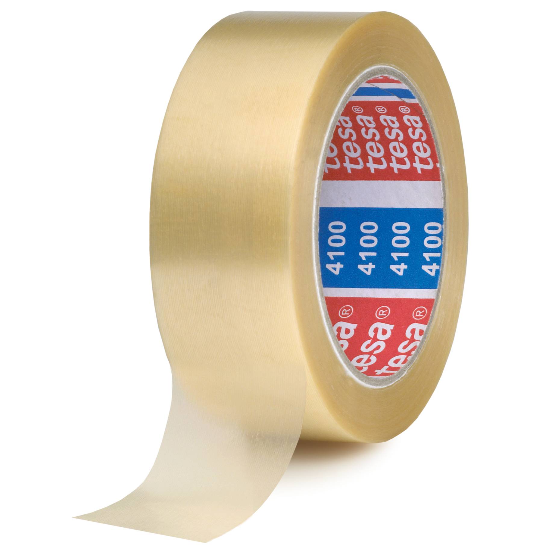 Packtejp Tesa 4100 Transparent, 38mm x 66m, PVC (38mmx66m)
