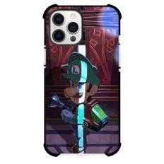 Luigi's Mansion Case For iPhone Samsung Galaxy Pixel OnePlus Vivo Xiaomi Asus Sony Motorola Nokia - Luigi Standing Door Slightly Open