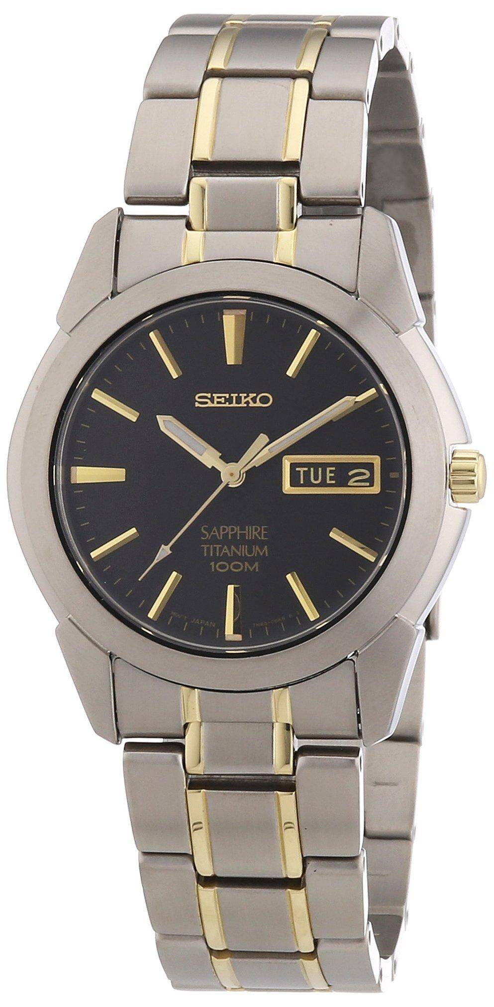 Seiko Quartz Analog Dress Watch NWT SGG735P1 Men's
