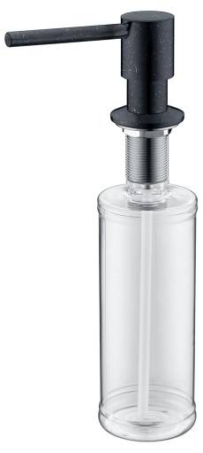 Secher F049 sæbedispenser, sort nistret