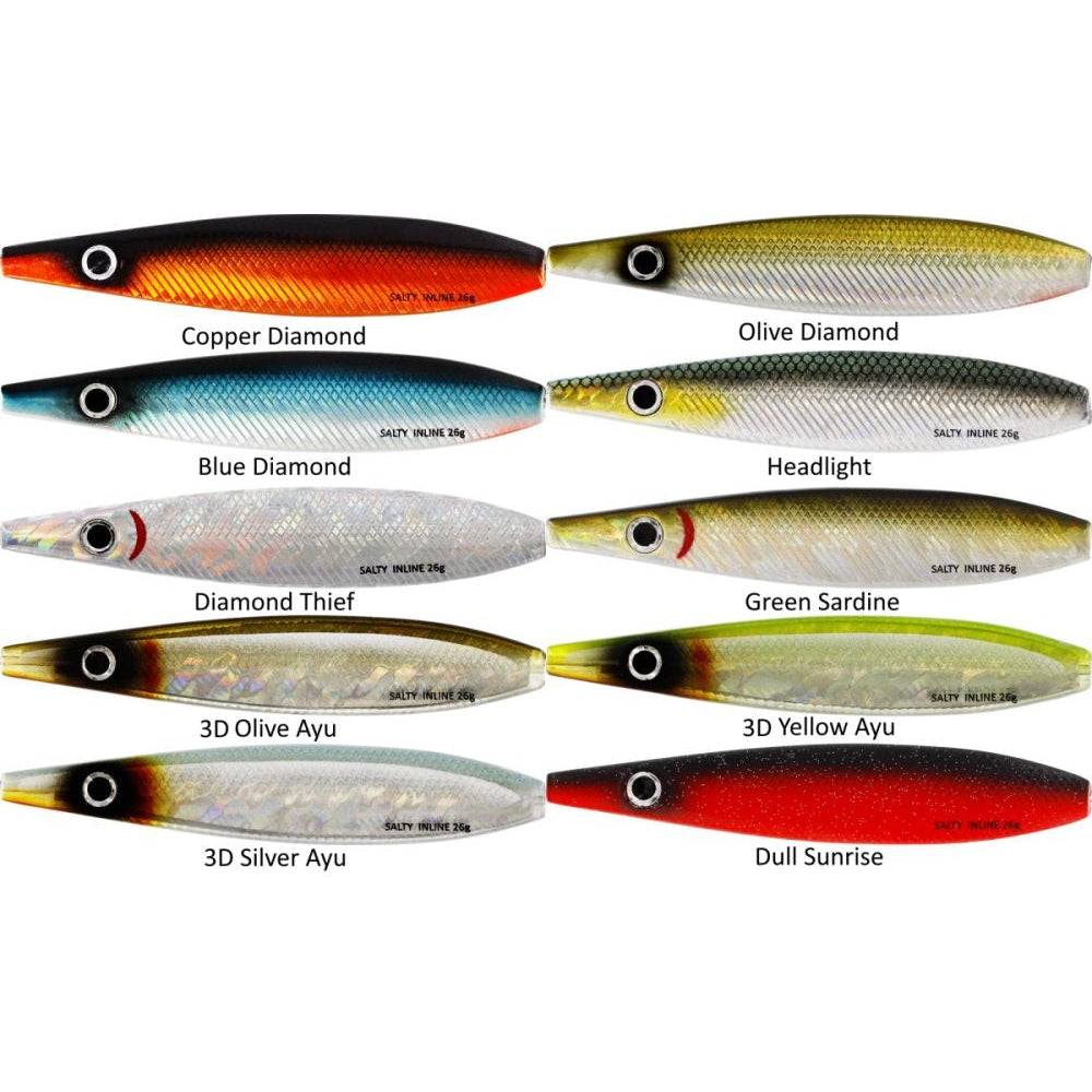 Westin Salty Inline Gennemløber 18 gram - 8 cm - Dull Sunrise