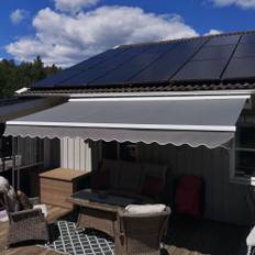 Terrassmarkis 4x3m | Elektrisk motor & fjärrkontroll | Färg 326