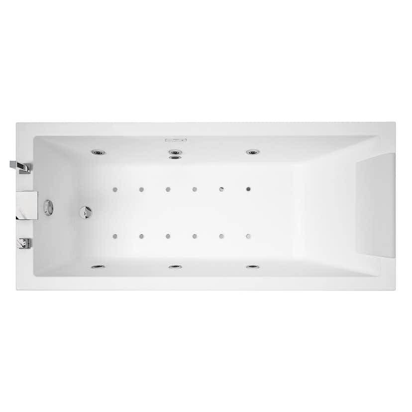 Badkar bubbelsystem 160 x 70 f inbygg.