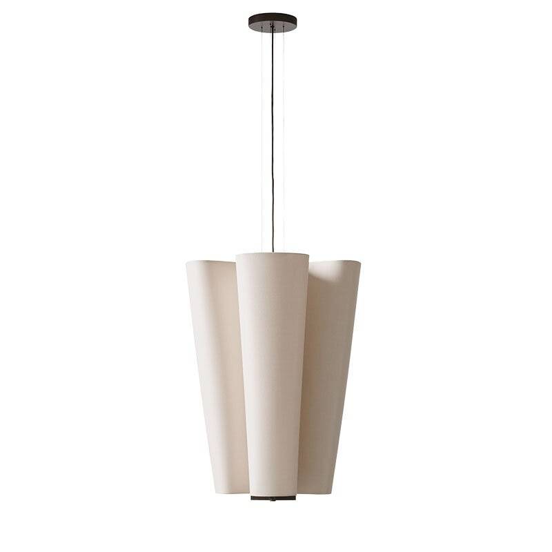 &Tradition Bella SC115 taklampa bronzed & soft canvas