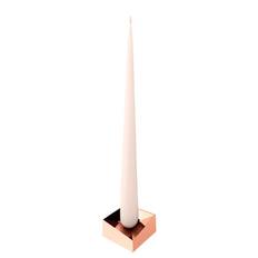 Stoff Nagel Reflect Lysestage - Rosa Guld Finish - Stor