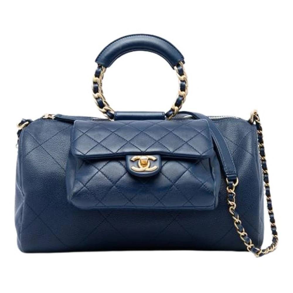 Chanel Vintage - Pre-owned Quilted Satchel Vintage - Dam - ONE Size - Läder