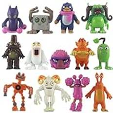 Zhongkaihua 13 st My Singing Monsters figurset, färgglad tecknad söt mini My Singing Monsters actionfigurer modell, samlarobjekt 4,5-9 cm PVC