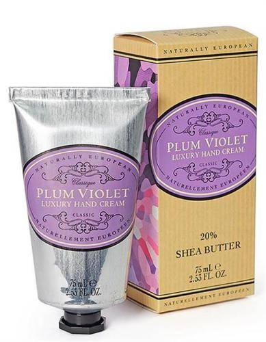 Natural European Hand Cream Plum Violet 75ml