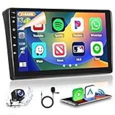 2+64GB Android 13 Car Radio For Ducato 3/Peugeot Boxer 2/Citroen Jumper 2 2011-2022 RadioCarplay Android Auto Wireless Hikity Touch Screen 9" Bluetooth Stereo WiFi RDS USB+Rear View Camera