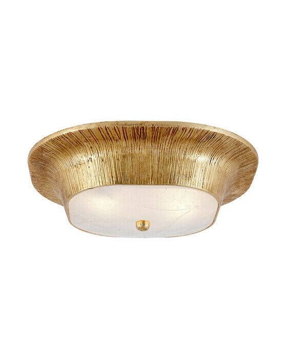 Visual Comfort Utopia plafond rund guld - Guld (H10.8cm x B35.6cm)