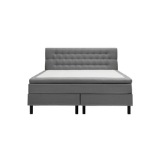 Bedly Hilton komplett sängpaket 180 x 200 cm mörkgrå
