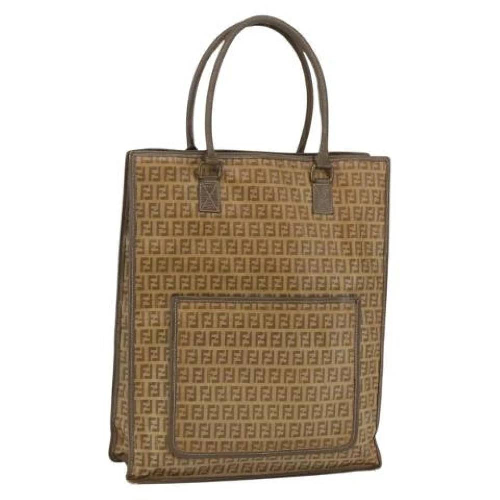 Fendi Vintage Pre-owned Plastic Tote Bag - Vintage - Dame - Beige - ONE SIZE - Tyl