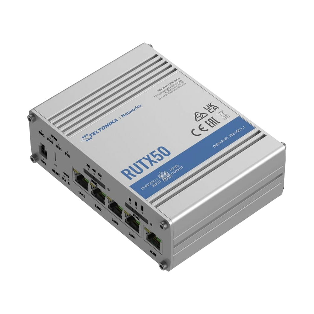 Teltonika RUTX50 5G-router - Obegränsat utan bindningstid