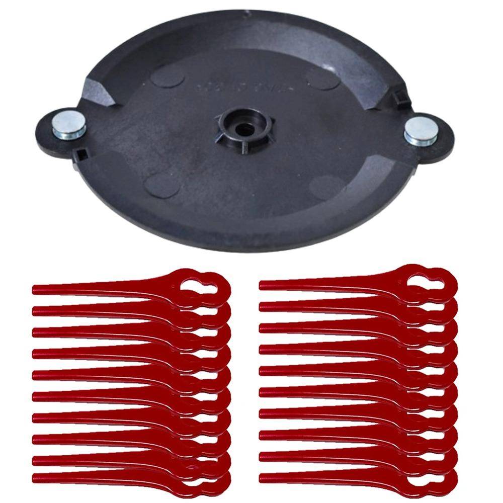 Röjklipparhuvud Grästrimmer Plastblad för Parkside PRTA 20Li A1311046 Gräsklippartrimmerblad Gräsklippardelar