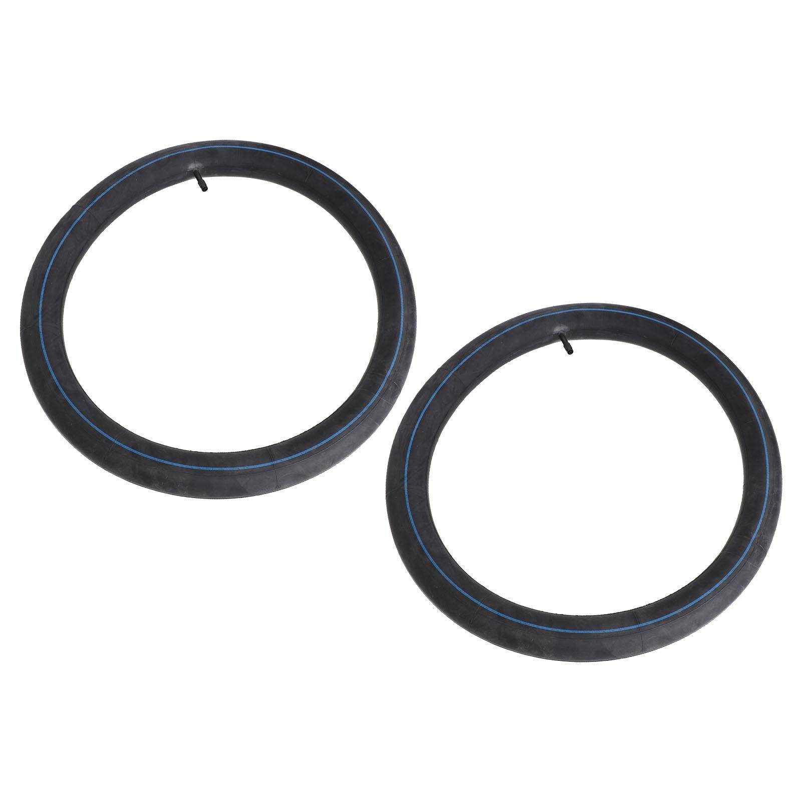 2 st 20 X 3.0 Fatbike Innerslang med Amerikanskt Ventil Kraftig Cykelinnerslang för Landsvägscykel Mountainbike Snöcykel black
