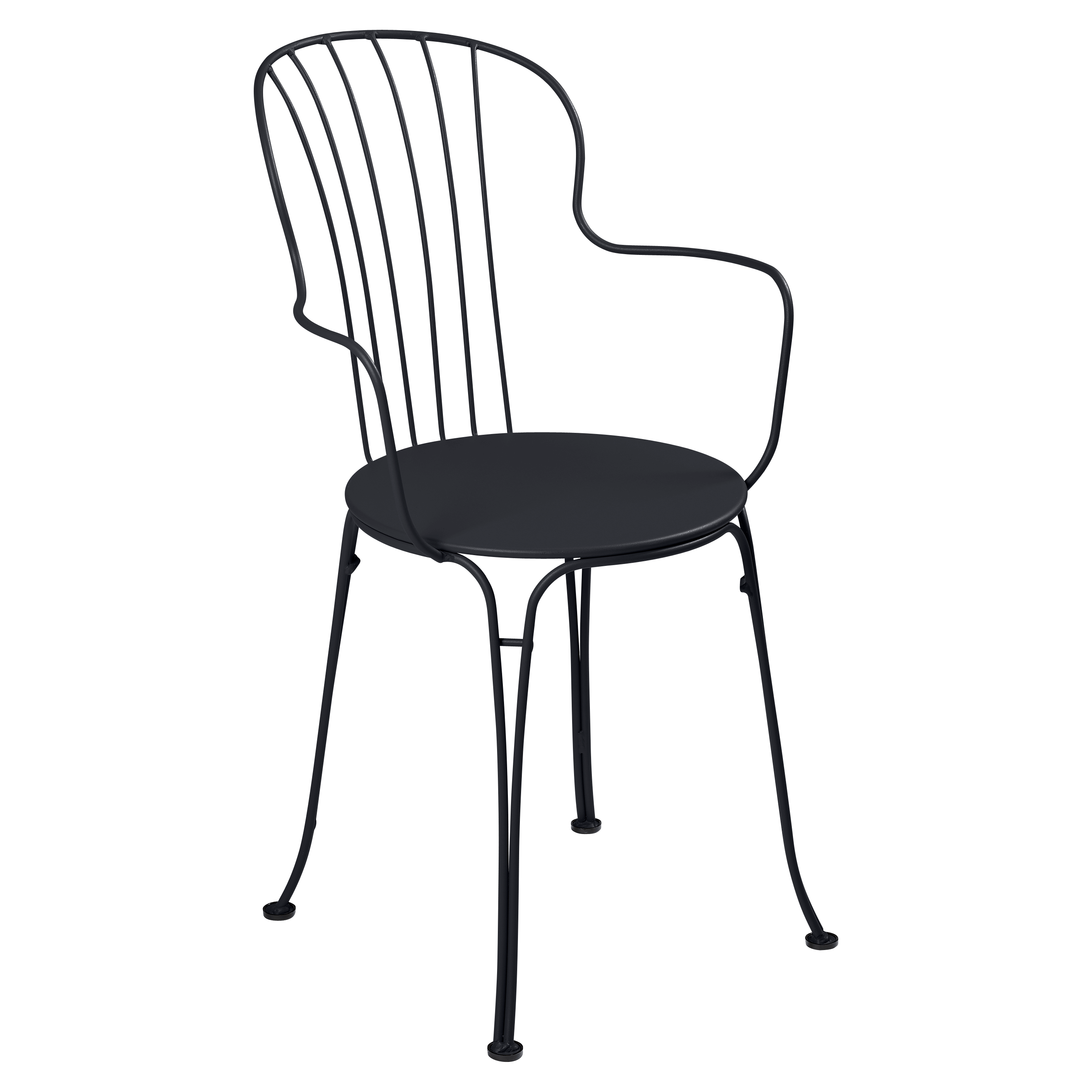 Fermob Opèra Stol m. armlæn - 47 Anthracite