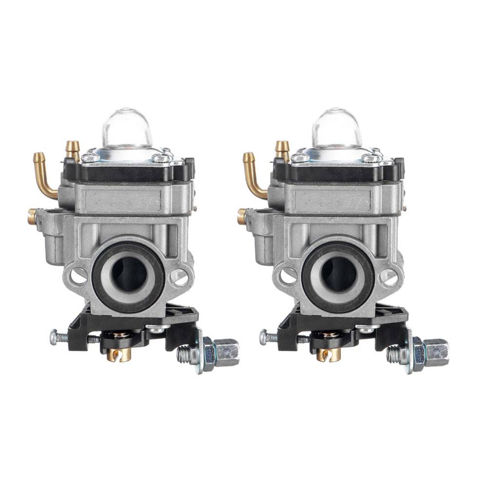 2X Motorcycle Carb Carburetor 11mm 2 Stroke Carburettor for 43Cc 47Cc 49Cc 50Cc Scooter ATV Dirt Bike Lawn Mower