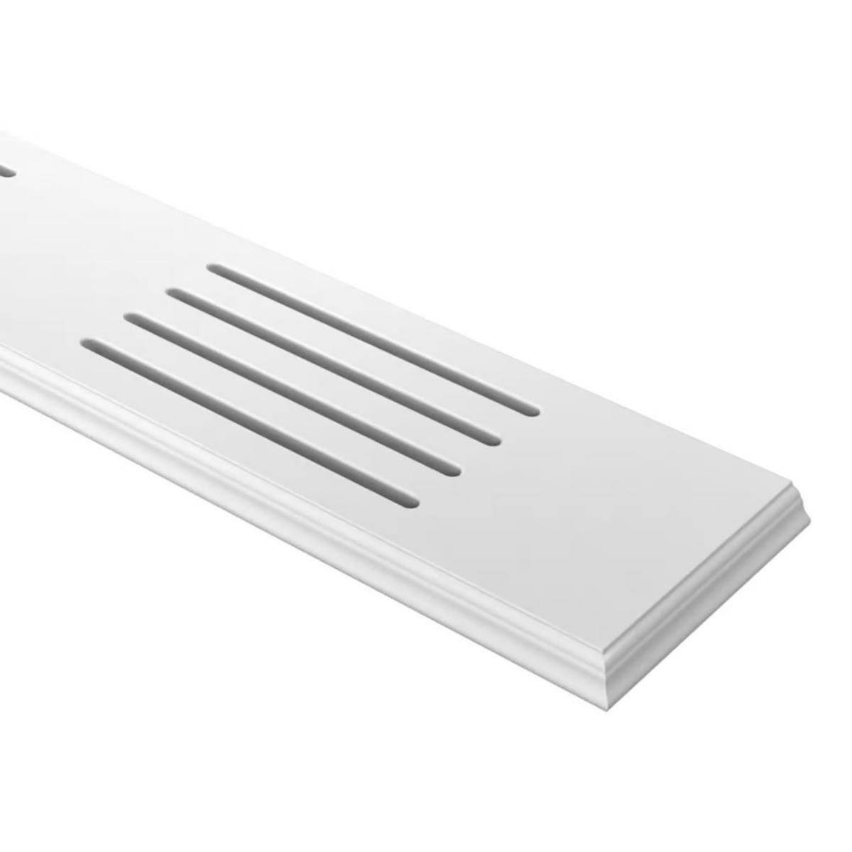 Duri 5921 Fönsterbänk vit, ribbad 1000 mm