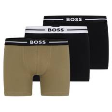 Boss Boxer Brief 3 Pair Bold In Black Olive For Men - XX LARGE / Black Olive