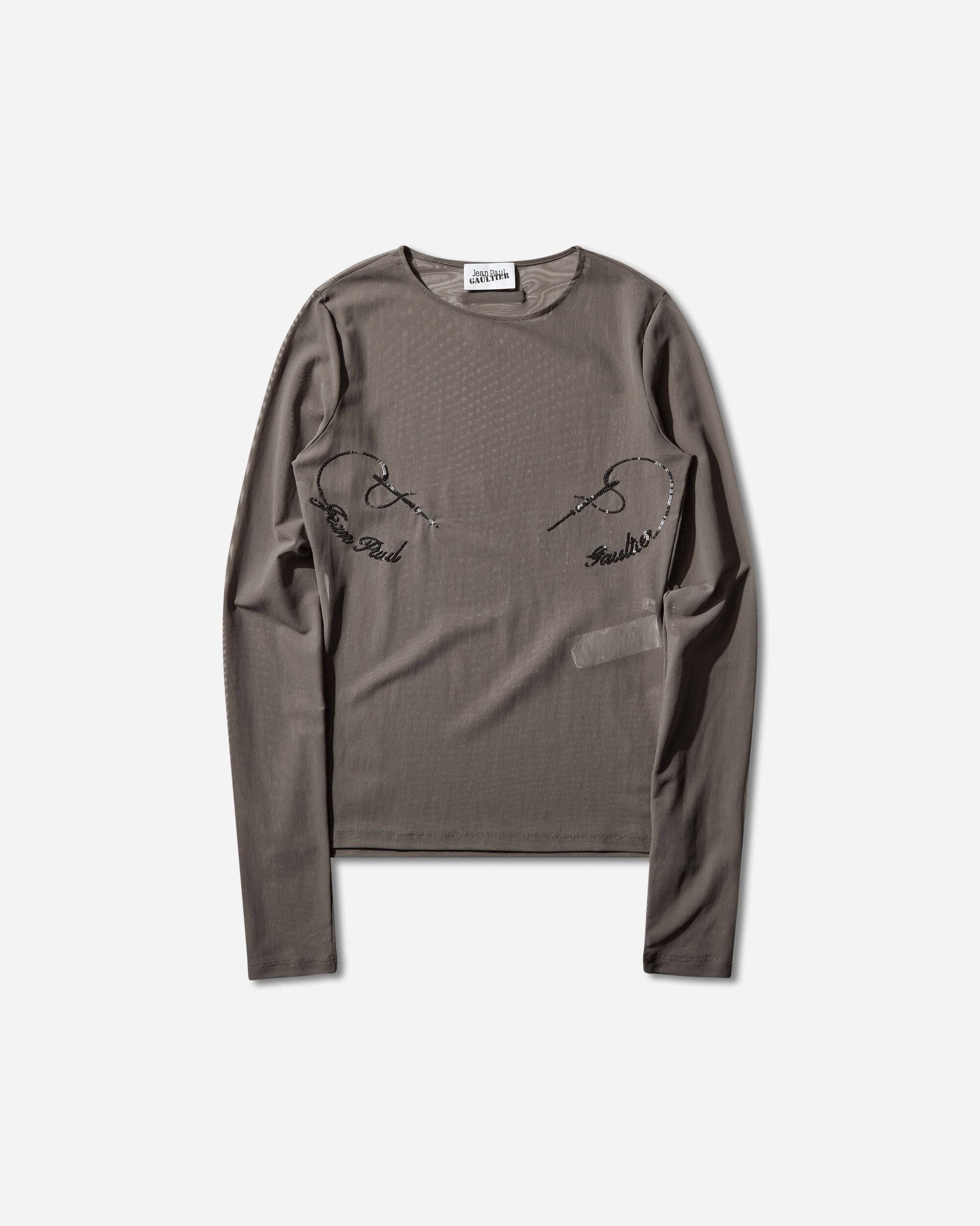 Women s Sequin Needles Top Dark Grey