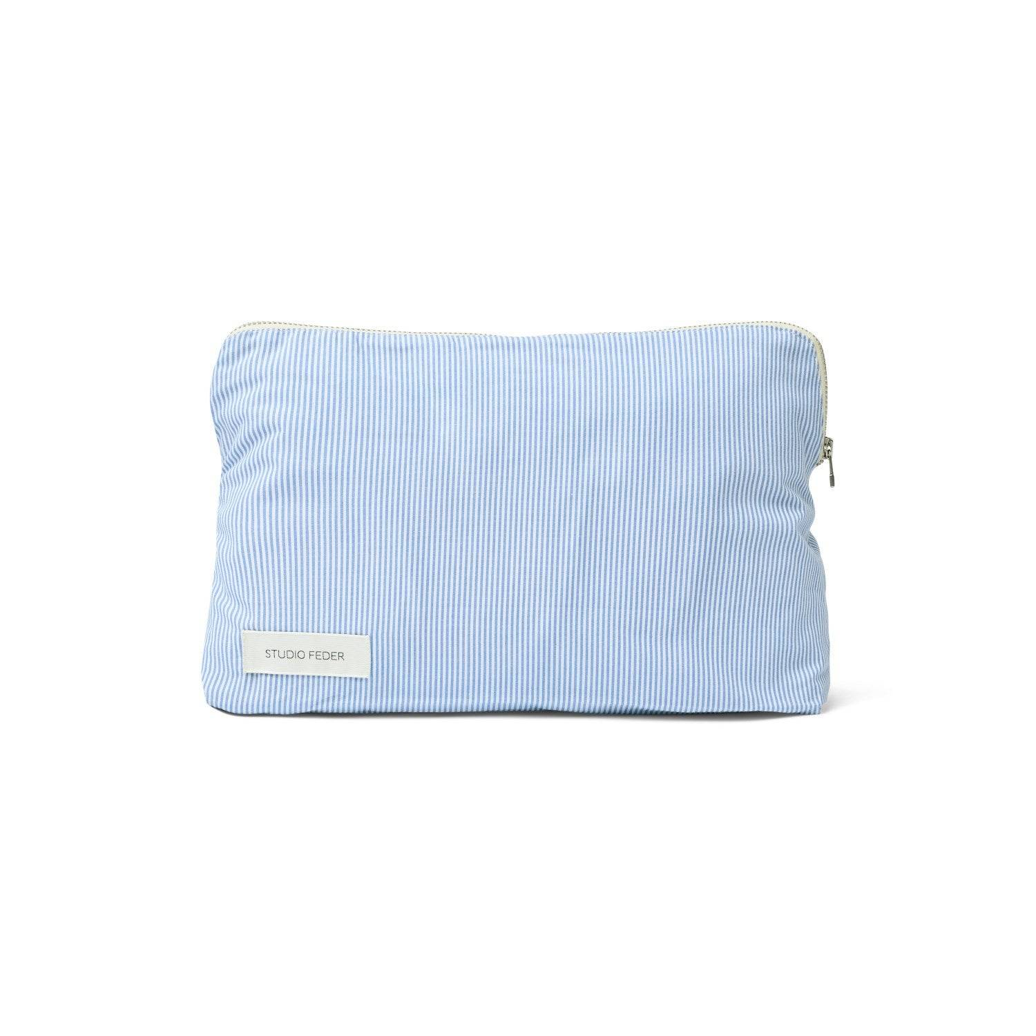 Studio Feder Milk Stripe Celia Toilettaske Bomuld